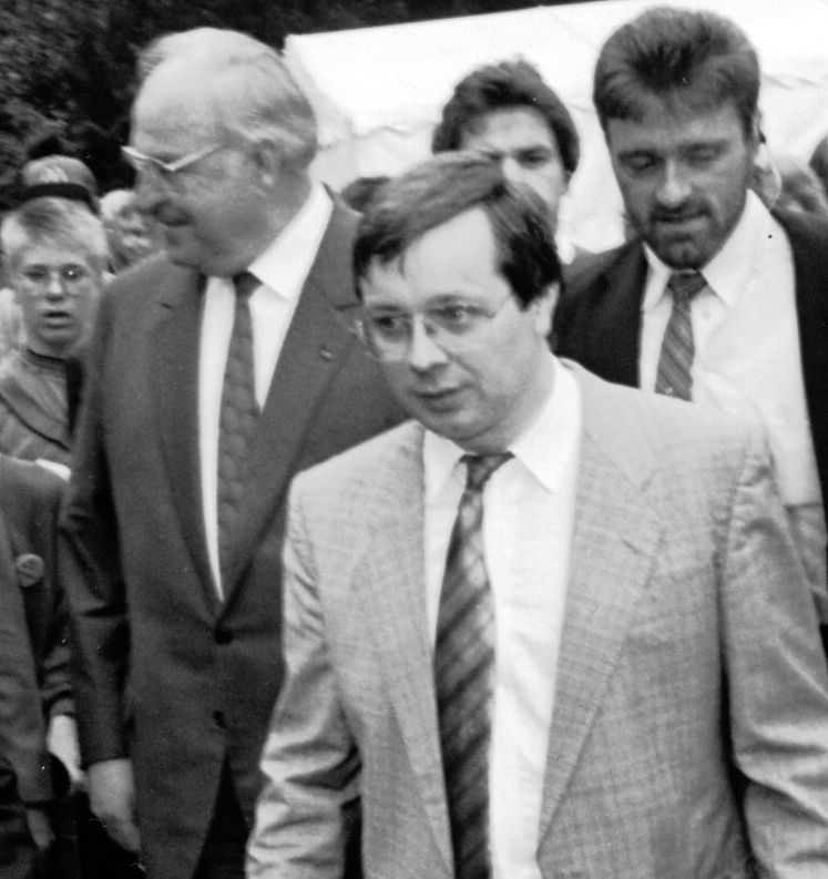 Unterwegs mit Helmut Kohl 1989